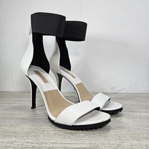 Michael Kors Black and White Barbara Heels
